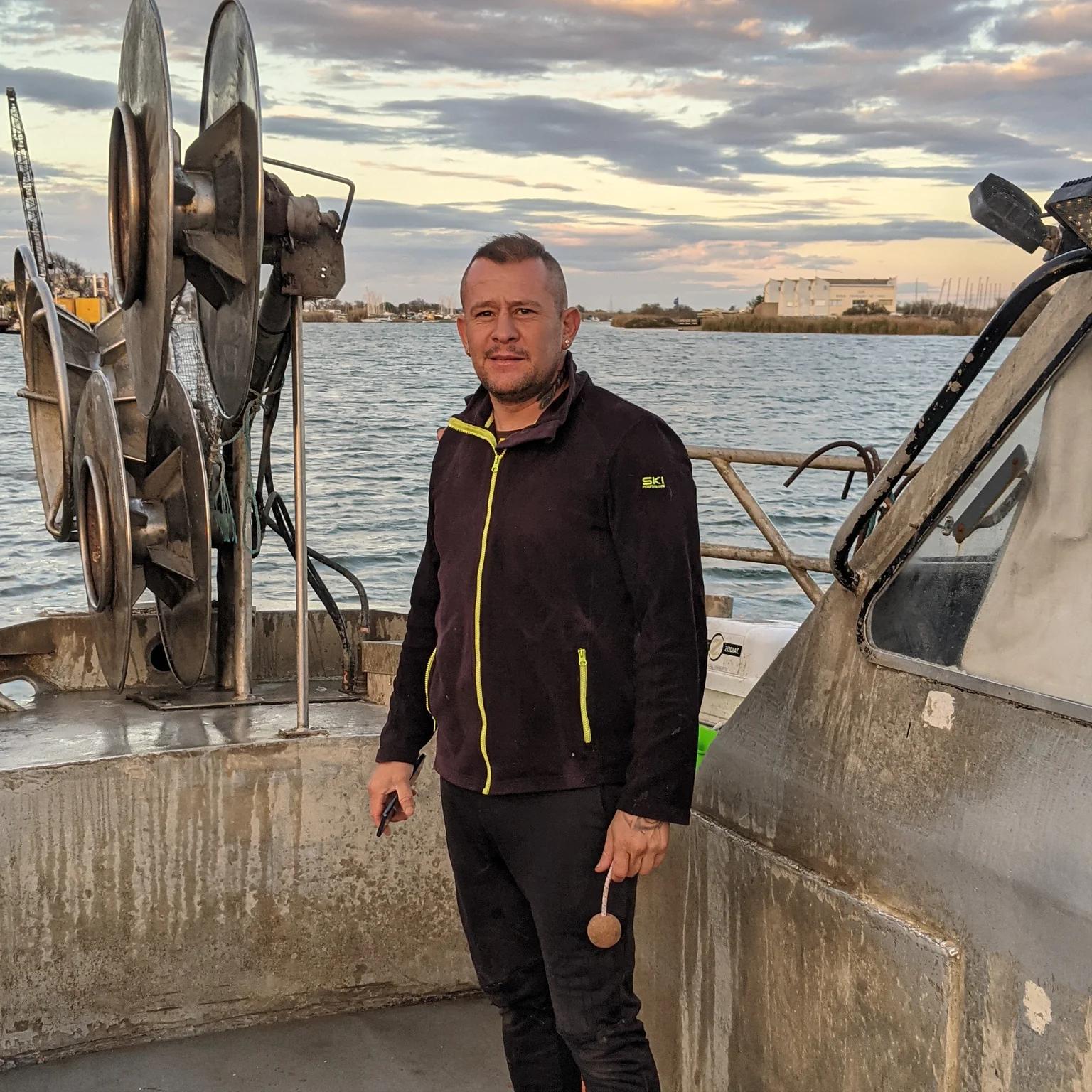 Pêcheur passionné basé à Valras, Raymond Crouzat préfère des sorties courtes en mer.