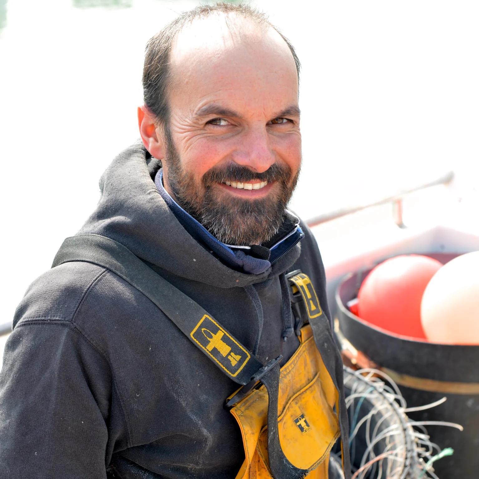  Anthony Guenec est un guide de pêche renomme et un des tout premiers pêcheurs du réseau Poiscaille.